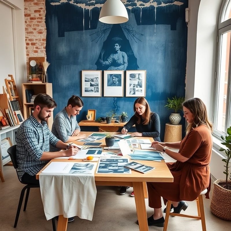 Mali kreativni tim od četvero ljudi u zagrebačkom studiju